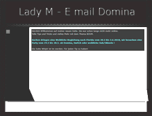Tablet Screenshot of e-mail-domina.de